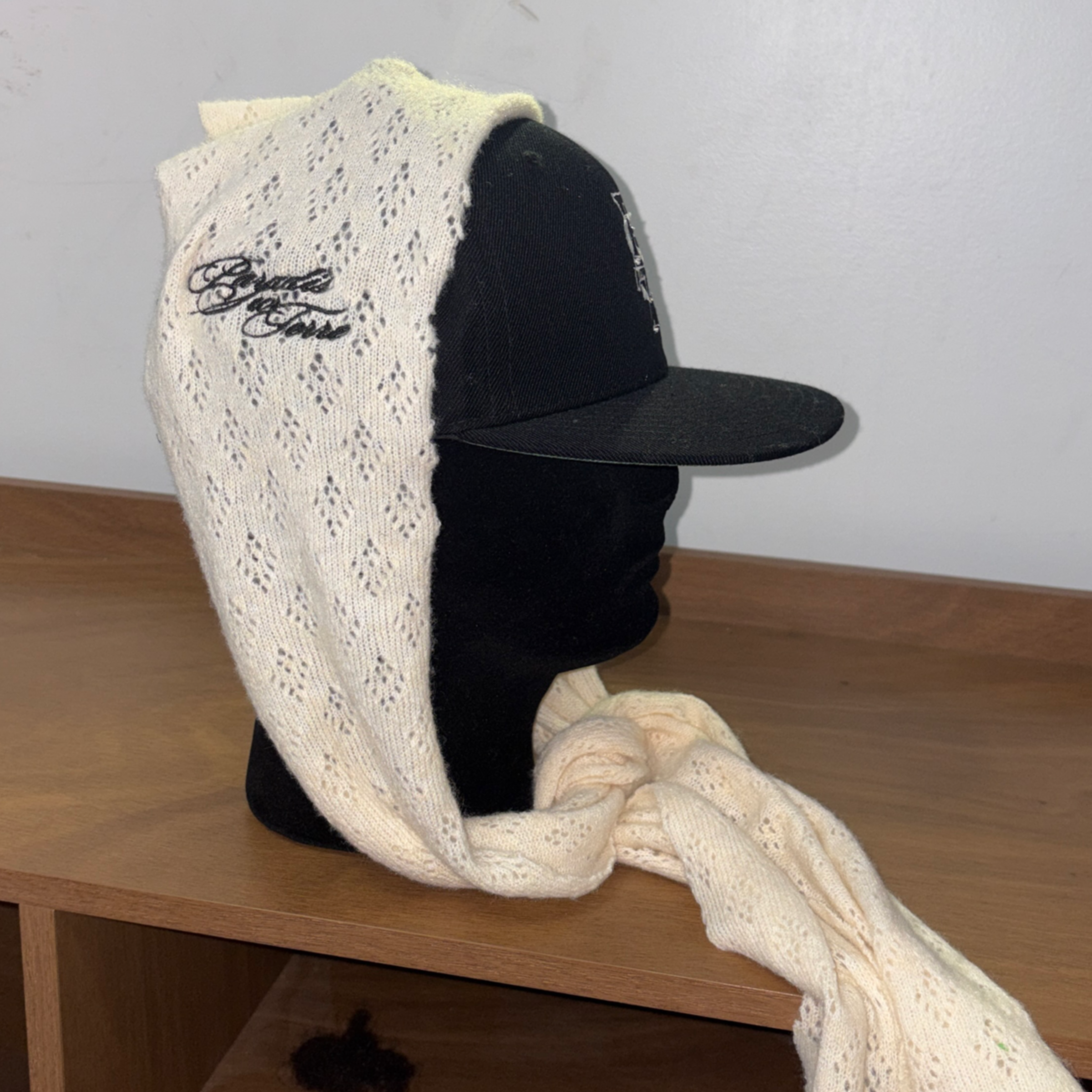 Cashmere Scarfitted Hat