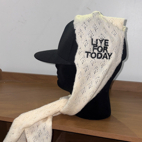 Cashmere Scarfitted Hat