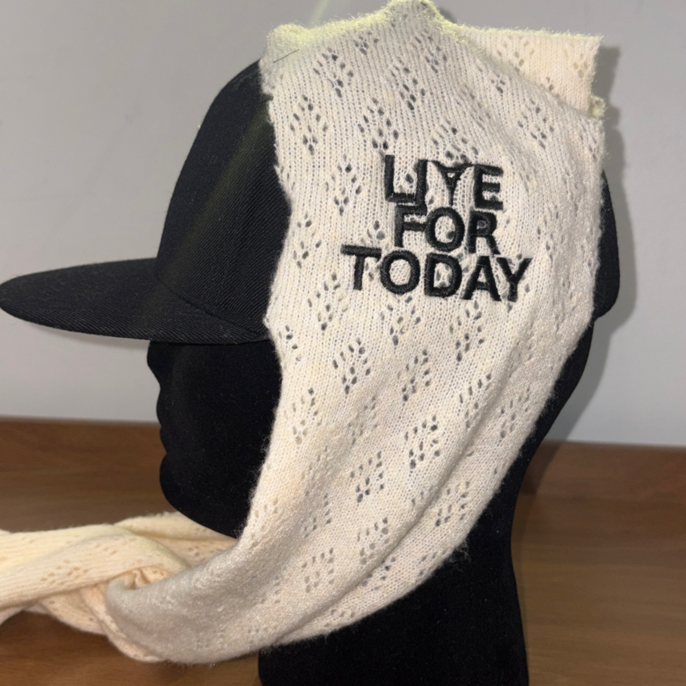 Cashmere Scarfitted Hat