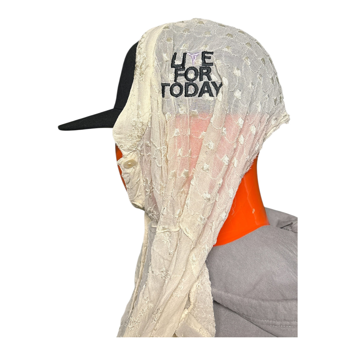 Scarfitted Button Up Hat